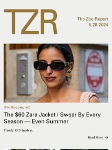 ??The $60 Zara Jacket I Swear By Every Season — Even Summer