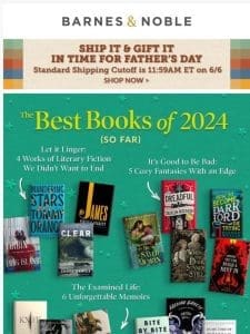 The Best Books of 2024 (So Far)