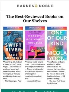 The Best-Reviewed Books on Our Shelves