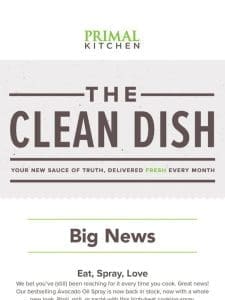 The Clean Dish: Look who’s back