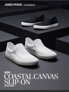 The Coastal Canvas Slip-On