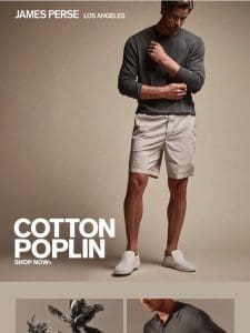 The Cotton Poplin Short