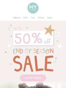 The End-of-Season Sale is ON!