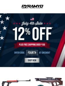 The July 4TH Sale Has Begun!