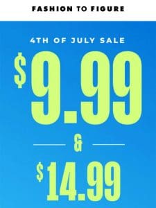 The July 4th Sale is ON!