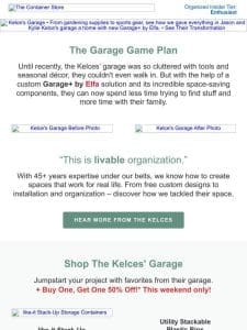 The Kelces’ Garage Game Plan ?