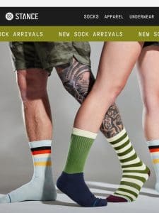 The Latest New Sock Arrivals