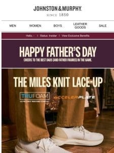 The Latest in Laces + A Gift (Card) Dad Will Love