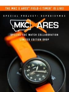 The MKC ❌ ARES Field-1 Timer Watch is LIVE!