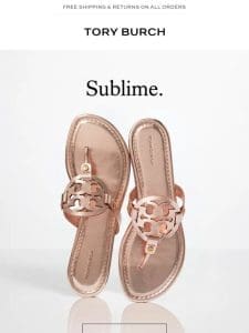 The Miller sandal in new colors