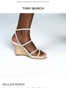 The Miller wedge sandal