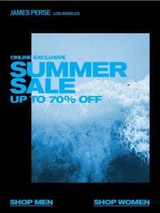 The Online Exclusive Summer Sale