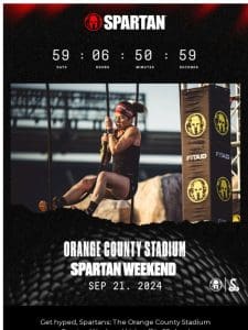 The Orange County Spartan is waiting!