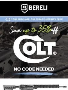 ?? The Original American Firearm: COLT | Save Up To 35%