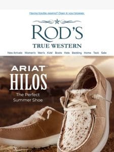 The Perfect Summer Shoe: Ariat Hilos!