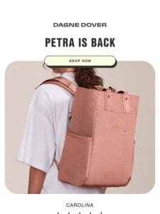 The Petra Convertible Tote is restocked.