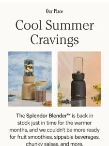 The Splendor Blender is back