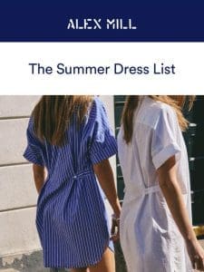 The Summer Dress List