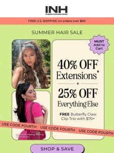 The Summer Hair Sale