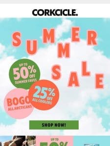 The Summer Sale Is ON With Up To 50% Off!
