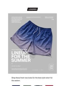 The Summer Swim Short Lineup