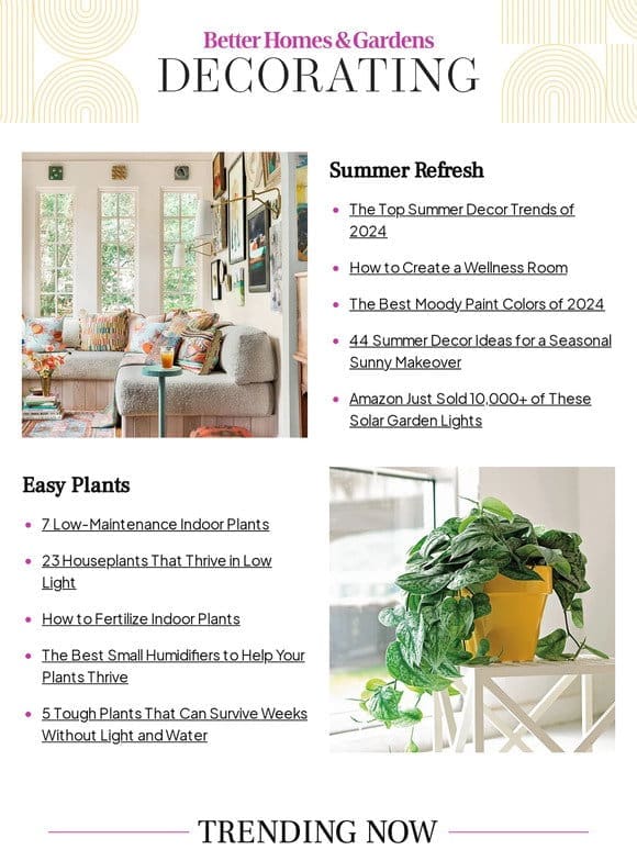 The Top Summer Decor Trends of 2024