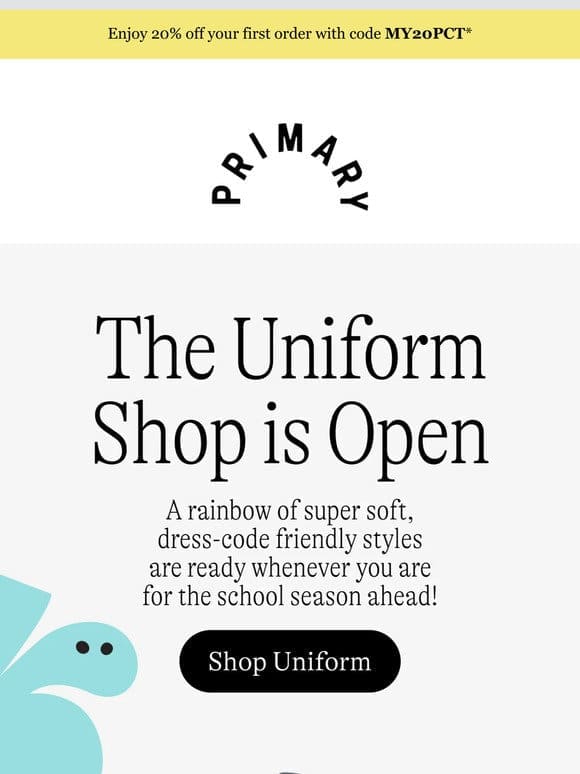 The Uniform Shop is Open   (and ready when you are)