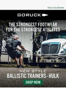 The World’s Strongest Footwear For the Strongest Athletes