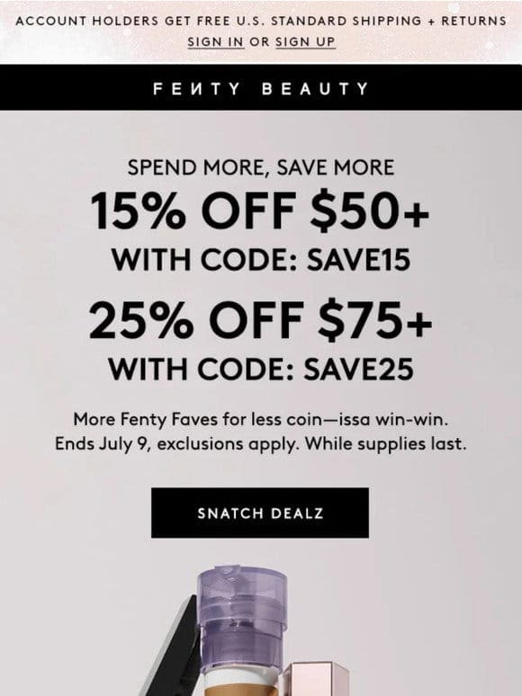 The beauty math is mathing ✅ Save up to 25% off