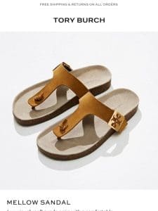 The new Mellow sandal