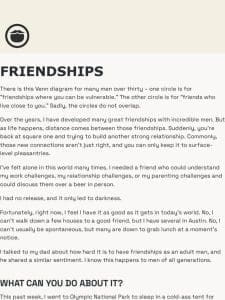 The power of male friendships