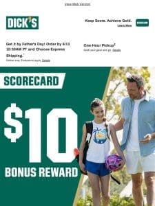 There’s still time! Earn a $10 Bonus Reward on a $150+ purchase