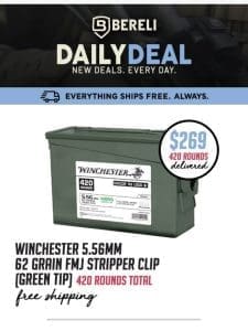 ? These Are A Must-Have!? Winchester 5.56mm Green Tip Ammo Sale