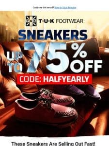 These Sneakers Are Up to 75% Off!