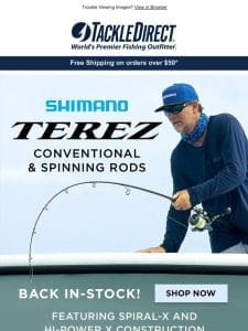 They’re Back! Shimano Terez Spinning Rods