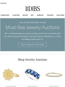 They’re here: Top jewelry auction picks