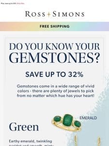 Think you know your gemstones? Let’s find out ➡️