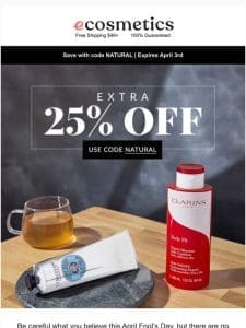 This 25% OFF sale is no joke!