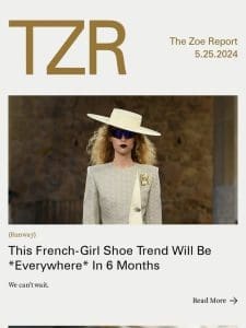 This French-Girl Shoe Trend Will Be *Everywhere* In 6 Months