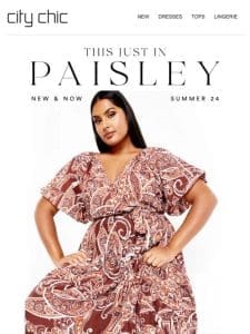 This Just In: Pretty Paisley + 40% Off* Sitewide