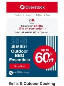 This Just In: Ultimate BBQ Deals – Up to 60% Off! ?