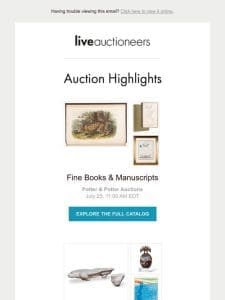 This Week’s Auction Highlights