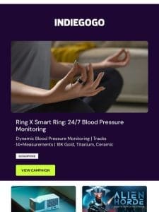 This ring offers effortless blood pressure monitoring