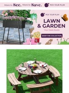 This sale is blooming awesome! Shop our lawn & garden deals