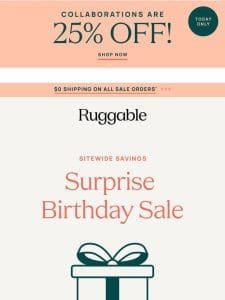 This sale is going OFF (up to 25% off  )