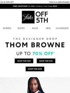 Thom Browne: This Designer Drop is in demand