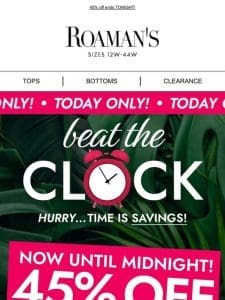 Tick T⏰CK! Your savings are slipping away…