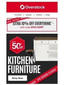 Time for   EPIC   Kitchen Furniture Deals