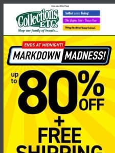 Time is Running Out: Markdown Madness Deals Await!