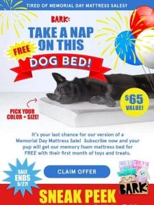 Tired of Memorial Day Mattress Sale emails? ?